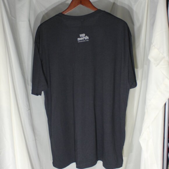 Up North Trading Co. Black Logo T-Shirt - Size 2XL - Picture 4 of 7
